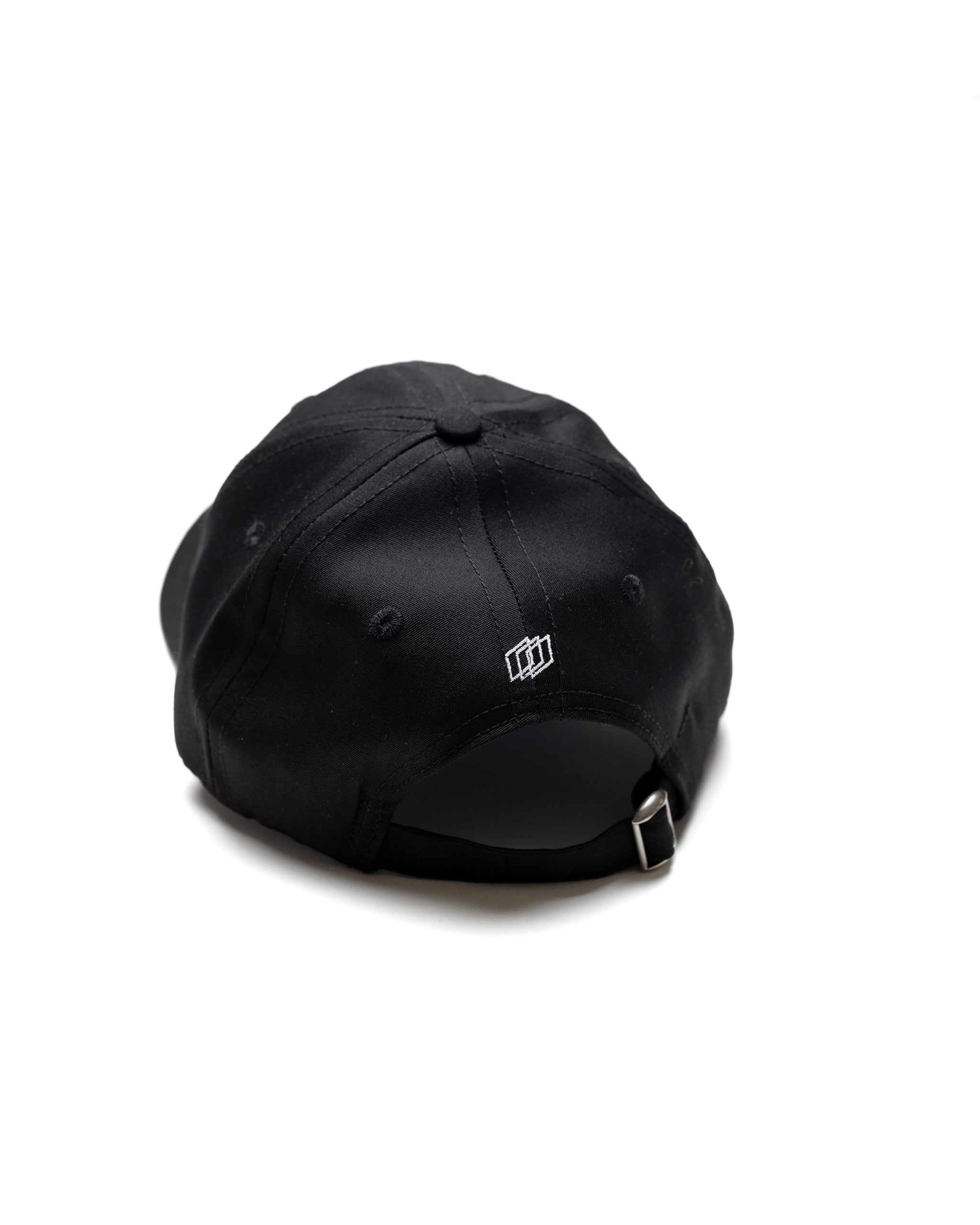 Resin Gabardine 6-Panel Cap Black